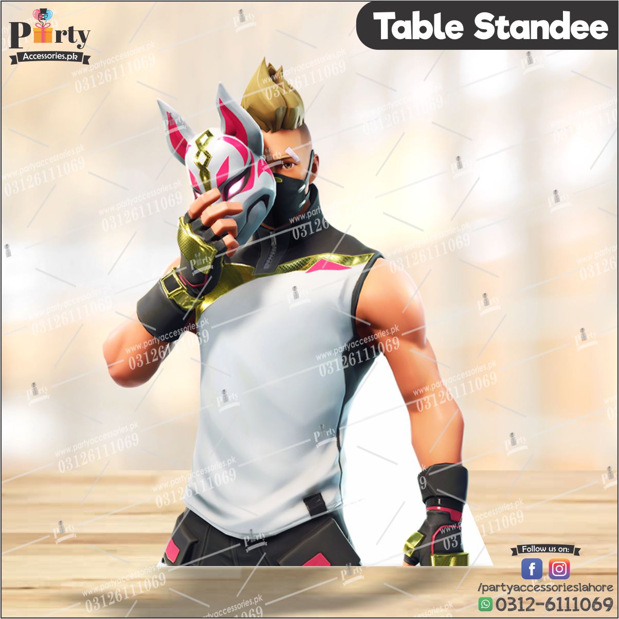 Fortnite-Themed Standing Character Cutouts for Birthday Party ...
