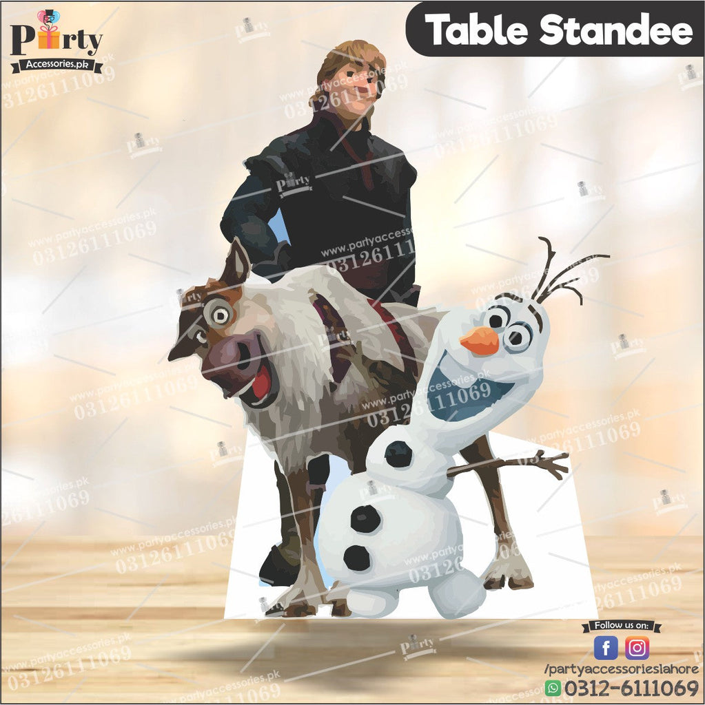 Frozen theme Table standing character cutouts