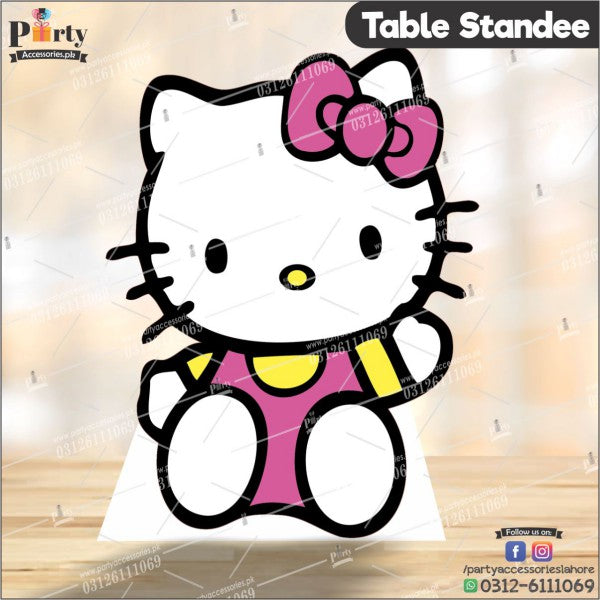 Hello Kitty theme Customized standing character cutouts 