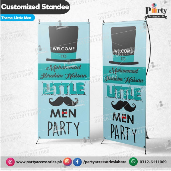 Customized Little man theme Welcome Standee – PartyAccessories.com.pk