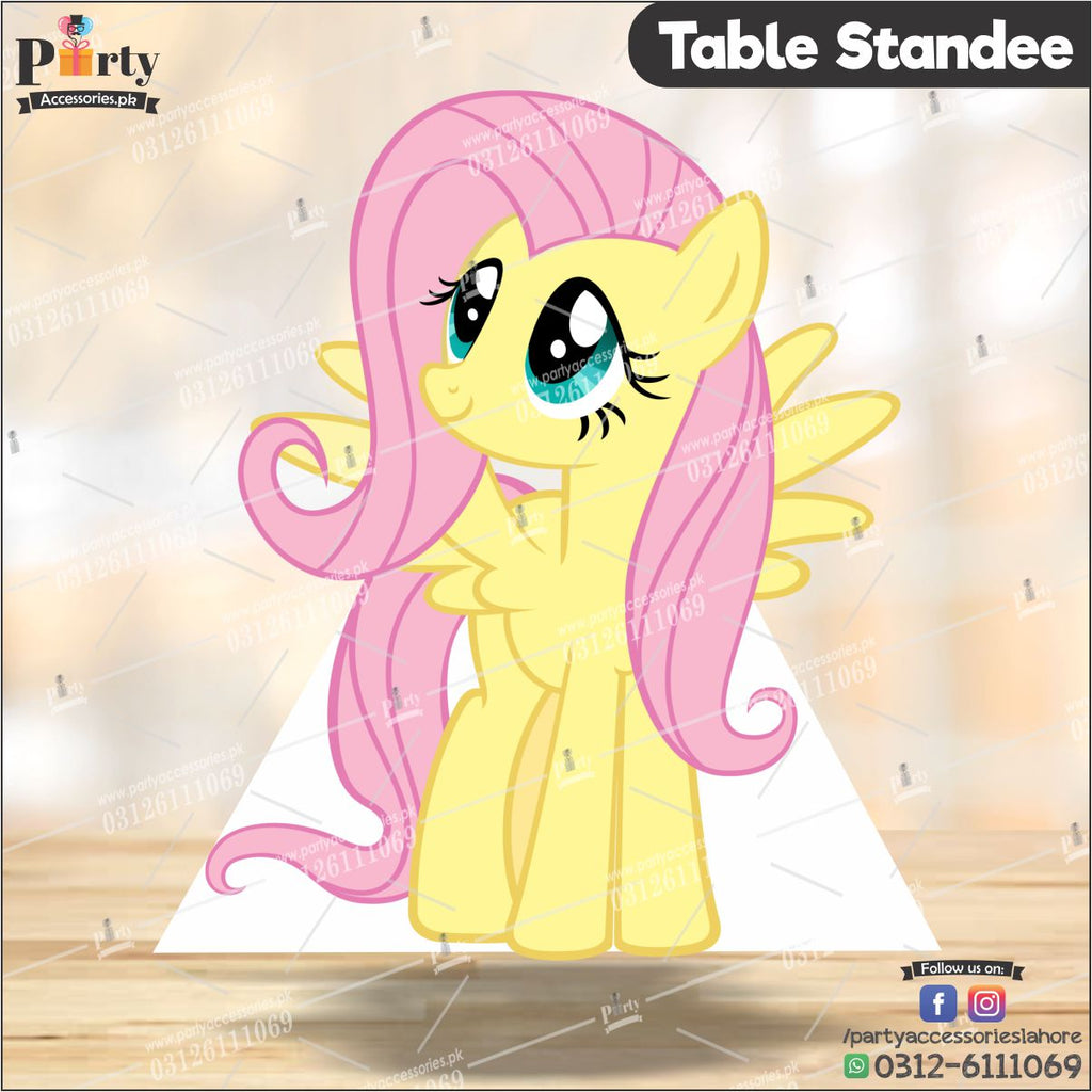 Customized Little Pony theme Table standing character cutouts