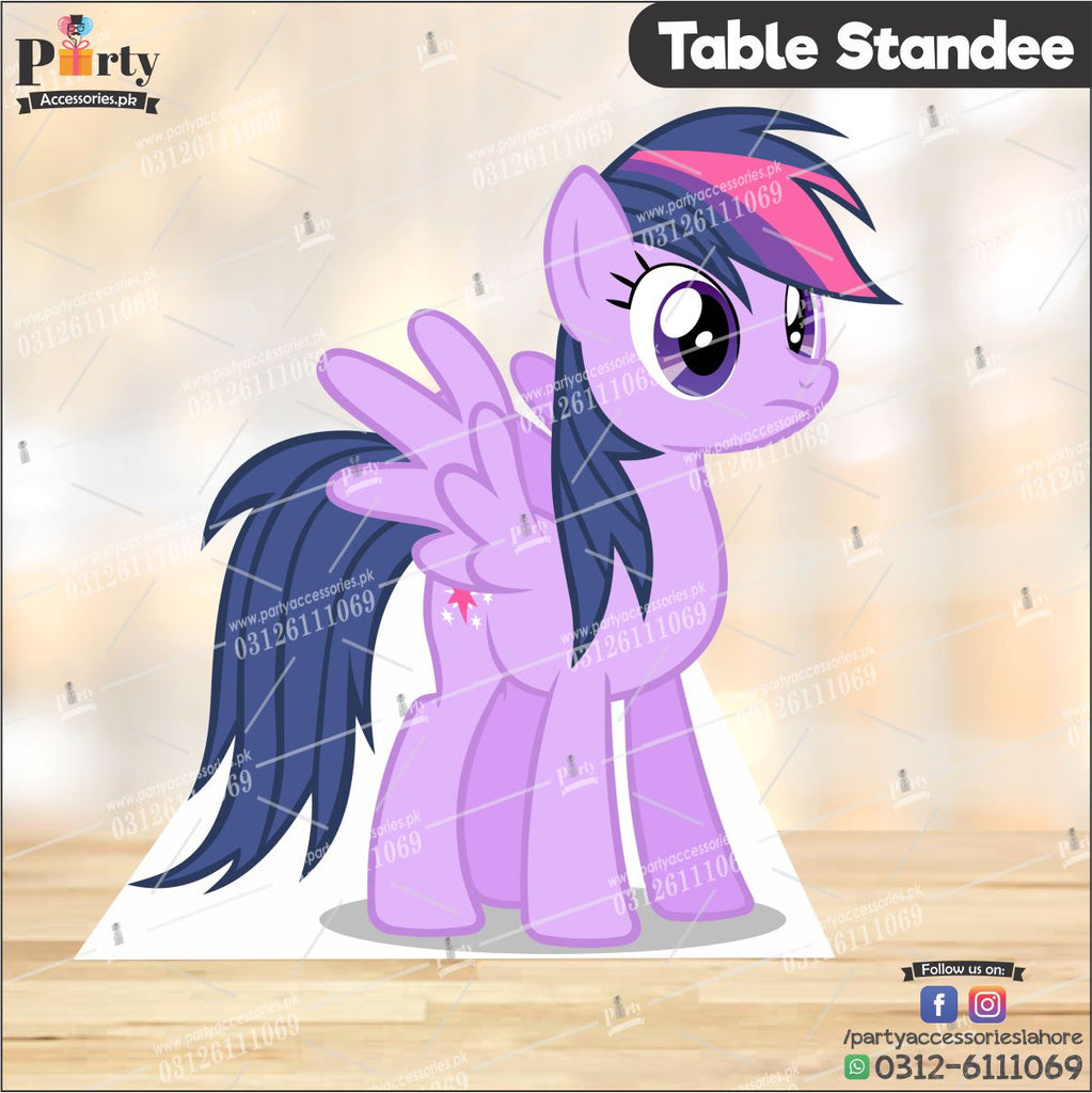 Customized Little Pony theme Table standing character cutouts