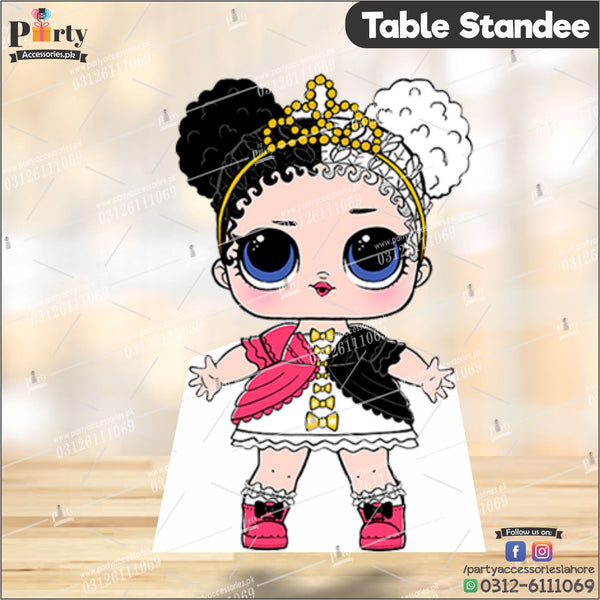 LOL doll theme Customized Table standing character cutouts for party decoration