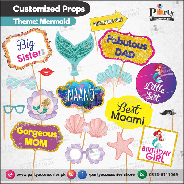 customized-props-set-for-mermaid-theme-birthday-party-partyaccessories-com-pk for Free Printable Mermaid Photo Booth Props Customized props set for Mermaid theme birthday party – PartyAccessories.com.pk for Free Printable Mermaid Photo Booth Props