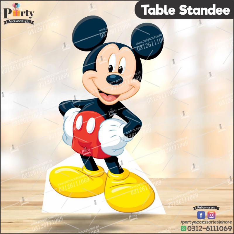 Mickey Mouse theme Table standing character cutouts