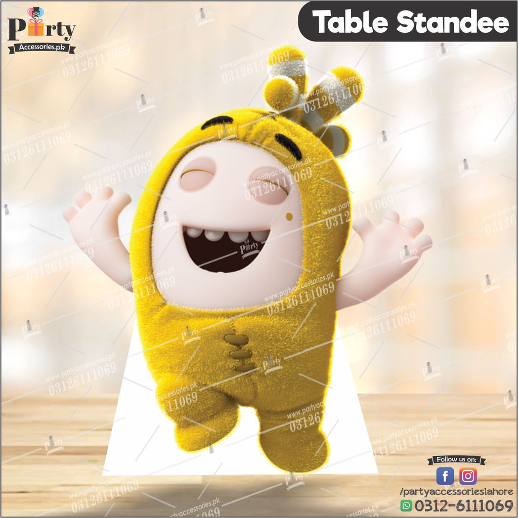 Customized Oddbods  theme Table standing character cutouts