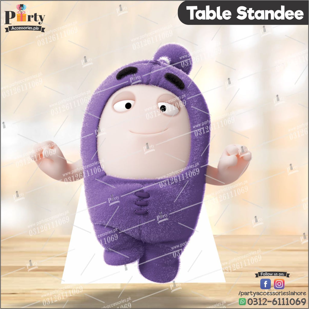 Oddbods theme standing character cutouts for Birthday Party Table Decor