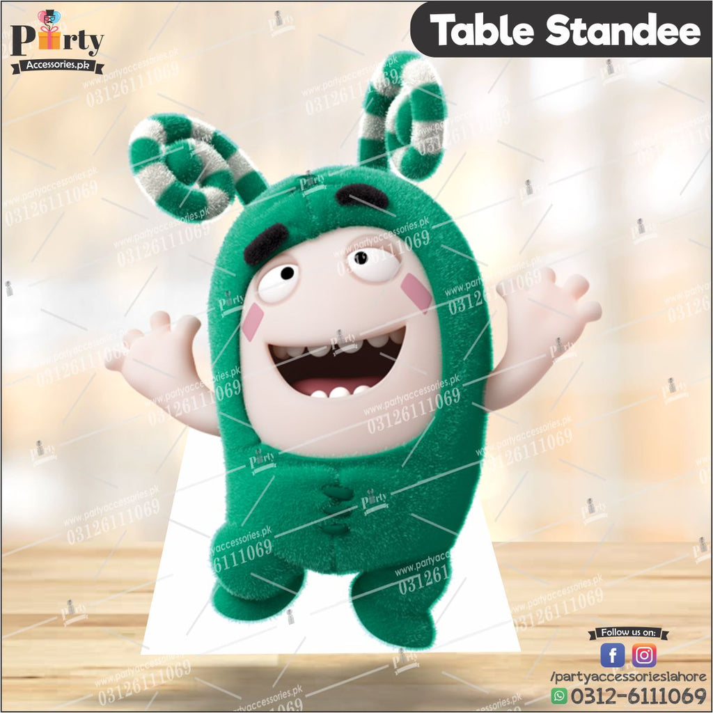 Oddbods theme Table standing character cutouts for Table Decoration 