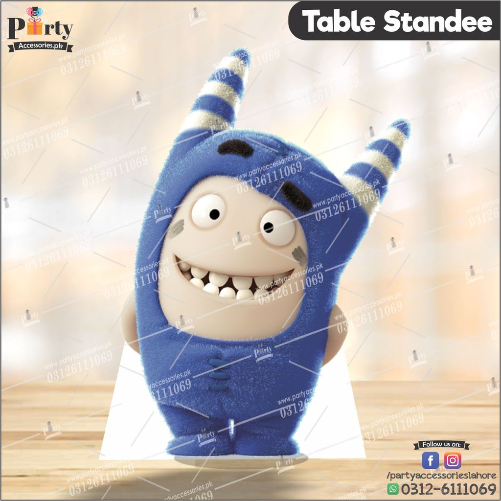 Customized Oddbods  theme Table standing character cutouts