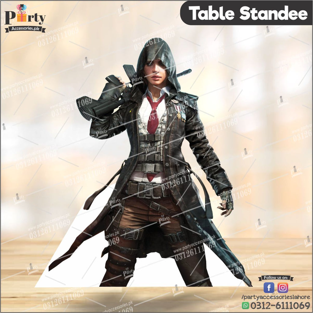 Customized PUBG theme Table standing character cutouts