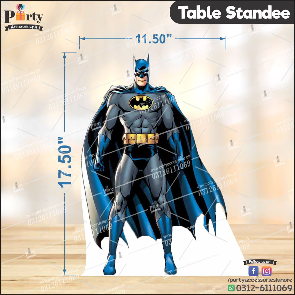 Superheros theme Table standing  cutouts