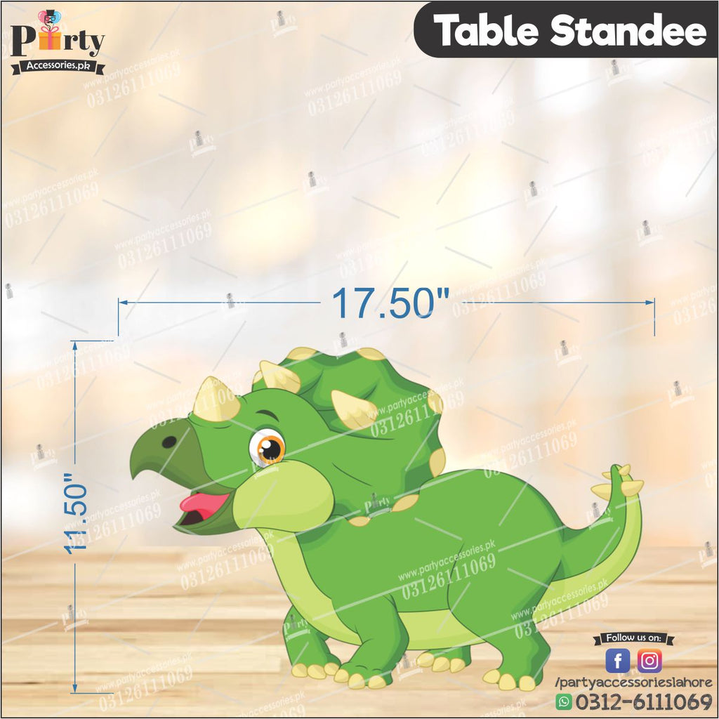 Customized Dinosaur theme Table standing character cutouts