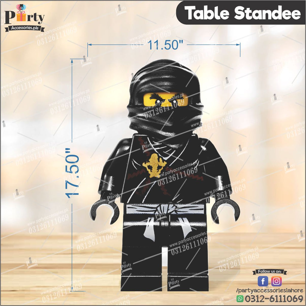 Customized Ninjago theme Table standing character cutouts