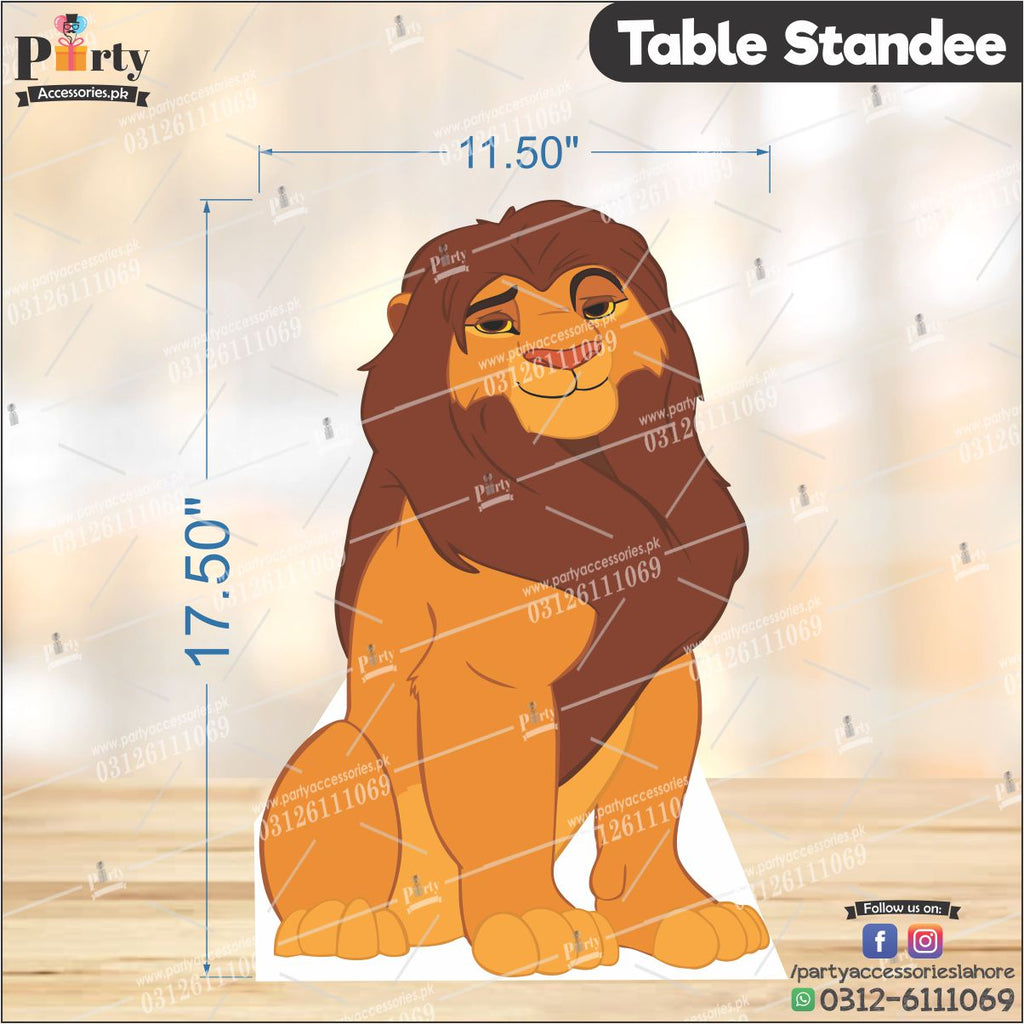Customized Lion King theme Table standing character cutouts