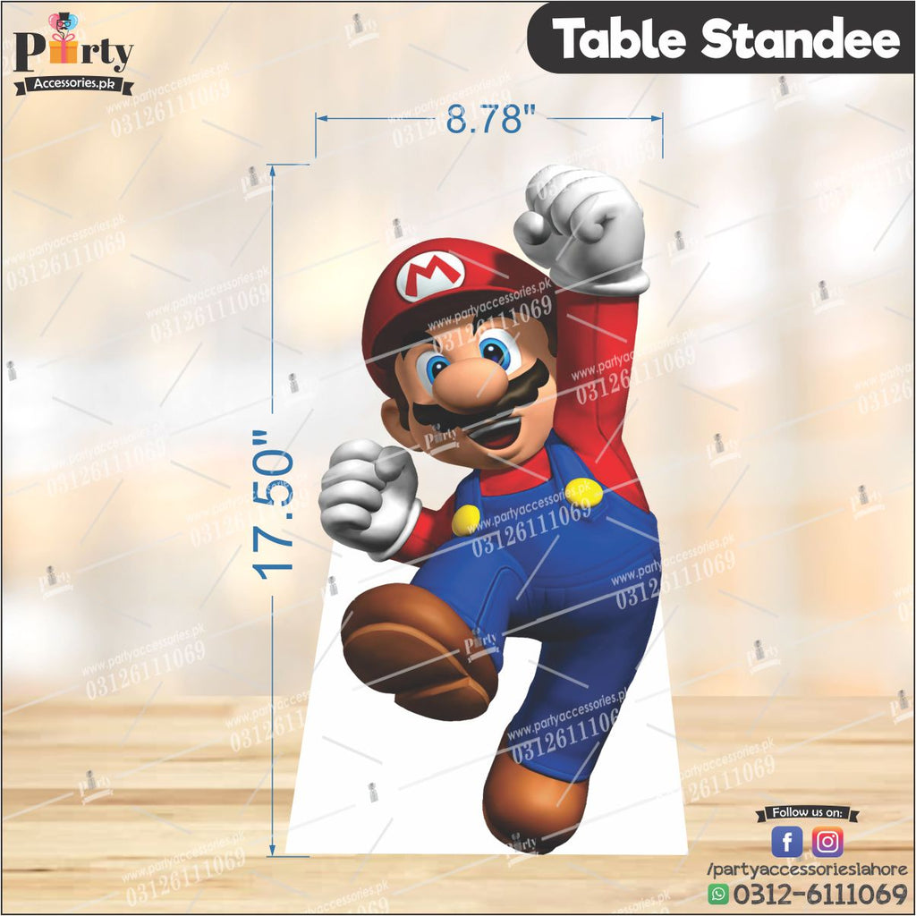 Customized Super Mario theme Table standing character cutouts