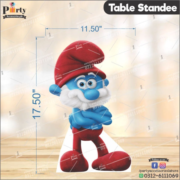 The Smurfs theme Table standing character cutouts – PartyAccessories.com.pk