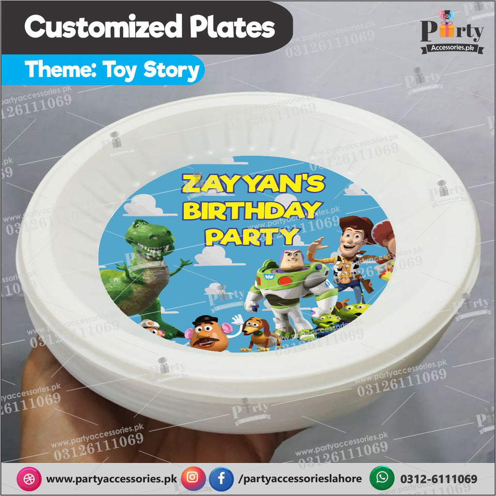 Customized disposable Paper Plates for Toy Story theme party